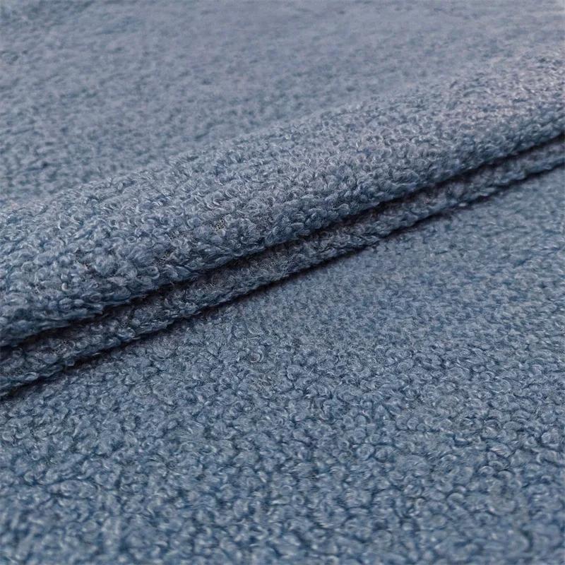 100x160cm Fur Plain Stretch Fabric for Children's Clothes Dolls Sewing Winter Coats White Teddy Hair Plush Cloth Smooth Drape