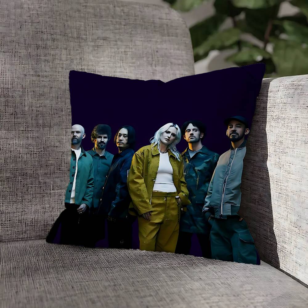 Rock E-Emily A-Armstrong Throw Pillow Case For 45x45cm 40x40cm 55x55cm 50x50cm 30x30cm Square Car Pillowcase Shell