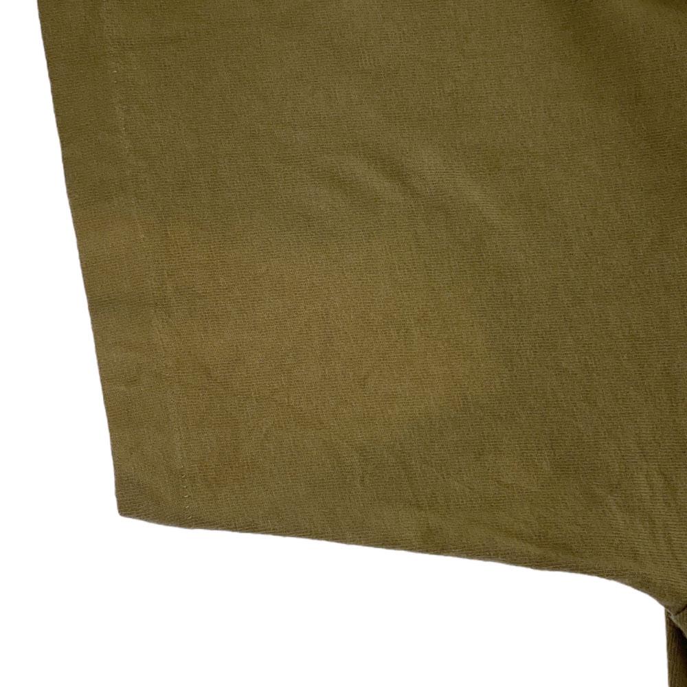 ALORE 90s Made In USA Print Short Sleeve T-shirt S Khaki Old Vintage Men's Used