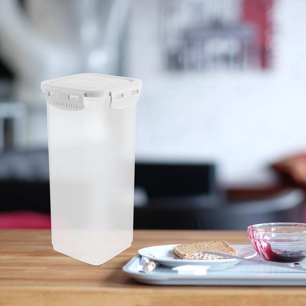 Clear Reusable Sealed Yogurt Storage Box Compact Airtight Kitchen Container for Yogurt Bread Snacks Grains Tea Coffee Beans Dry