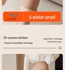 Flesh-Colored Butt-Lifting Glossy Shark Pants - Women's Autumn/Winter Velvet Nine-Point Leggings