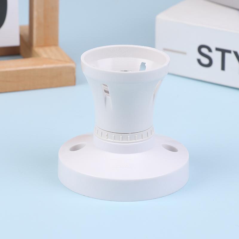 High-Power E27 Screw Ceiling Lamp Head Led Lamp Holder Desktop Led Lighting Base Socket Home Heat Resistant Round Lamp Holder