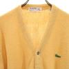 IZOD 60s Made In USA Vintage One Point Logo Embroidery Long Sleeve Knit Cardigan Men's Used
