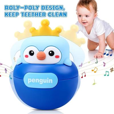 Penguin Roly Poly Baby-Beißspielzeug, Spielzeug für 6 bis 12 Monate, ungiftig und BPA-frei