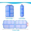 1Pcs Moisture Proof Pill Organizer Portable Medicine Vitamin Holder Box For Daily Use Pocket Purse Pill Case