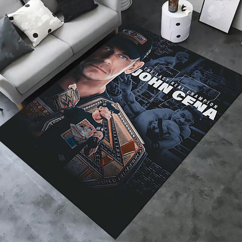 

John Cena Chair Mat: WWE Wrestling Decor, Home Office Carpet Gift for Fans Perfect for Bedroom, Living Room, Various Rooms 160cm by 200cm