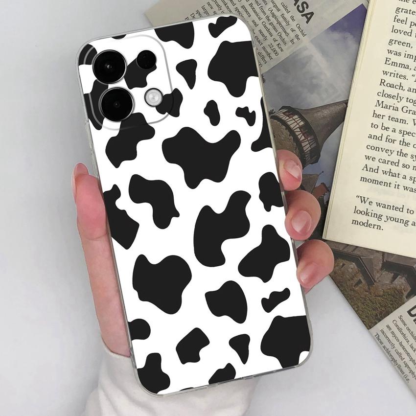 

Прозорий чохол для Oppo Realme V70 V70S P3 C75 C75x GT7 K13 Задня кришка Модний витончений квітковий візерунок М який тонкий силіконовий протиударний чохол для корпусу Oppo Realme C75x 4G