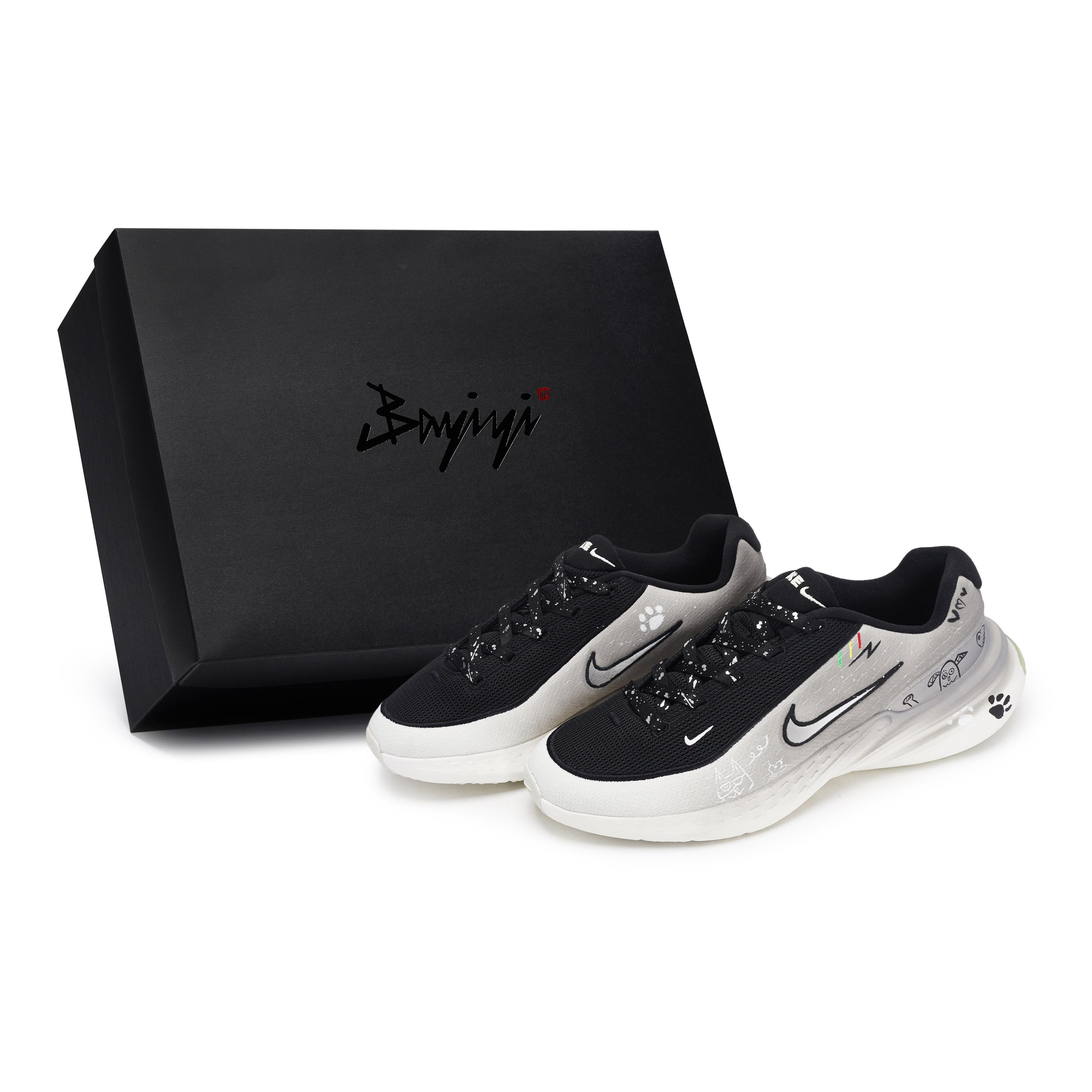 Nike Uplift SC Slip Resistant Abrasion Resistant Low top Running Shoes Men s Black White Gray IB2765-100(Team80-S-BOX) 44.5