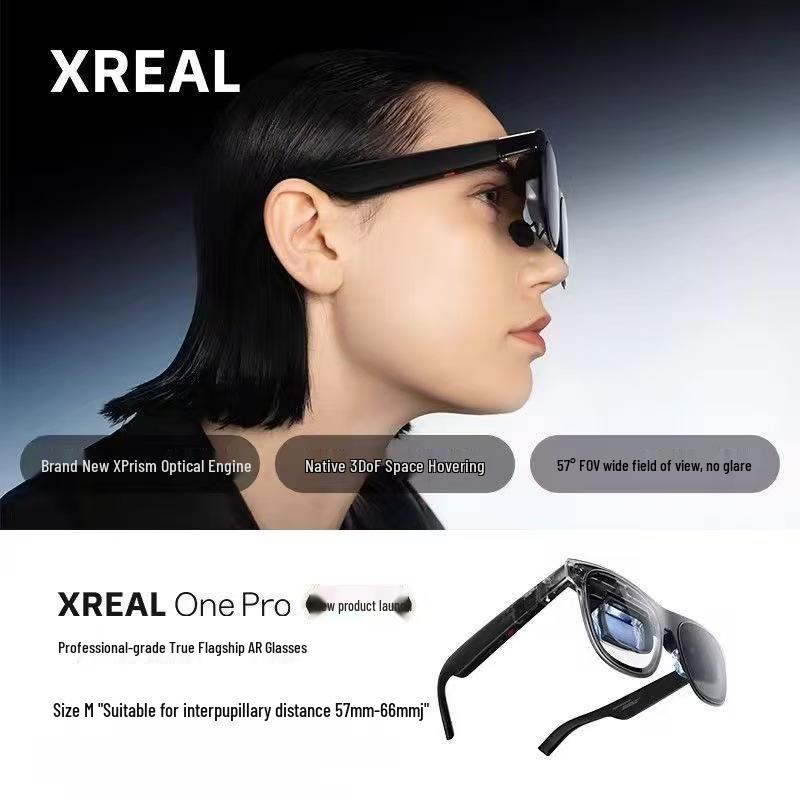XREAL One Pro AR-Brille mit nativem 3DoF, Space Hovering und der X-Prism Optical Engine der nächsten Generation.