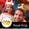 Golden Royal King Crowns,Delicate Birthday Crown Hat Princed Costume Accessories Halloween Shower Party Photo Props