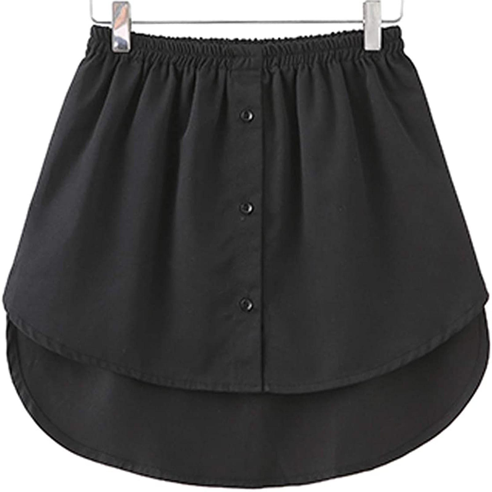 

Удлинитель рубашки, мини-юбка, регулируемый многослойный искусственный верх, нижняя часть, свитер, толстовка, куртка, пальто S