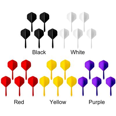 5pcs Integrated Dart Shaft and Flights Standard Shape Integrated Dart Flights and Shafts  2BA Screw In-one Dart Flight