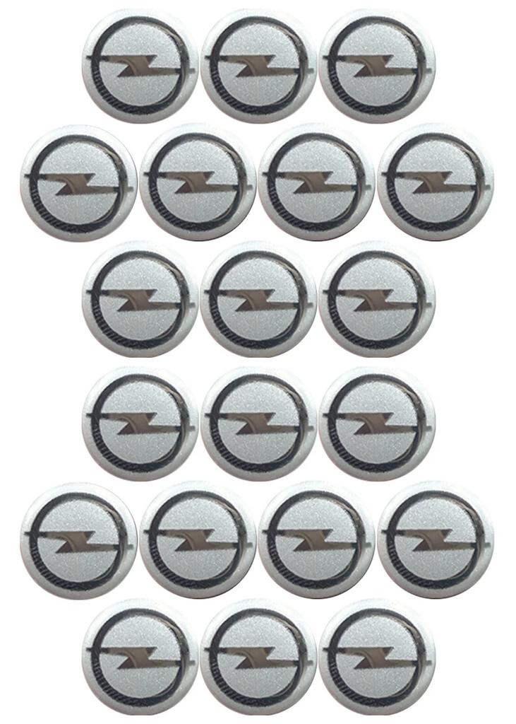 New Metal 14mm Opel Car Remote Key Fob Emblem Badge Radio Button Sticker Replacement for Astra Mokka Insignia Zafira Corsa Tigra