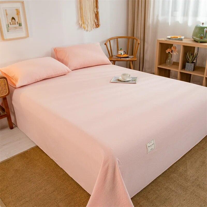 1PC 100% Yarn-dyed High-quality Cotton Washed-cotton Bedspread Set Checked Printed Bedspread Single Double Right Angle Bedspread