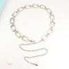 Waist chain, trendy fashion metal, high-end niche suit chain jewelry ins versatile thin waist chain women