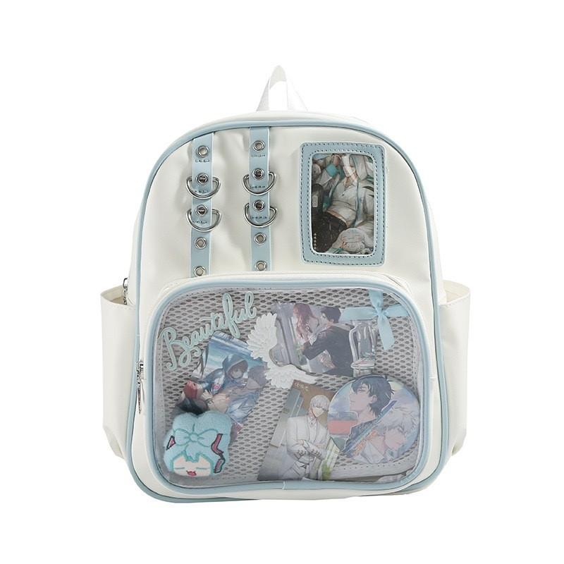 Goods Backpack Contrasting With Large Capacity And Adjustable Shoulder Straps