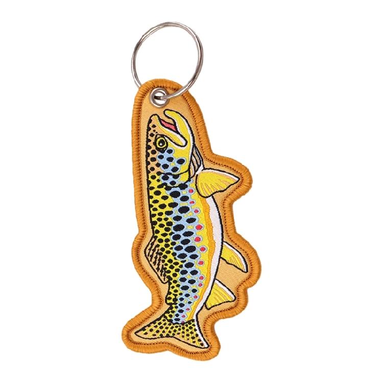 Portachiavi Pesce in Stoffa Creativo Decorazione Animale Portachiavi a Tema Ciondolo per Borsa Ottima Aggiunta di Fascino alle Chiavi o alle Borse