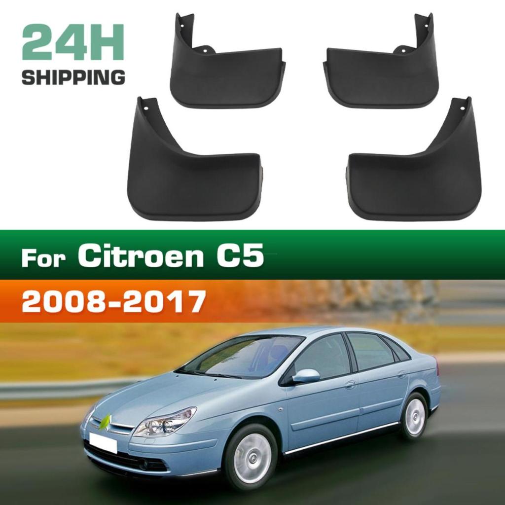 4PCS Splash Guards Mudguards Compatible with Citroen C5 2008 2009 2010 2011 2012 2013 2014 2015 2016 2017