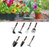 Gardening Tool Set Loosening Rake Sturdy Carbon Steel Backyard Lawn Trowel Hoe for Plant Lover