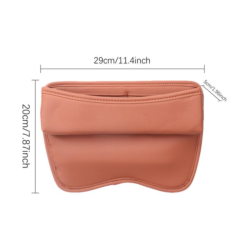 Crevices Seat Filler For Car Waterproof Side Pocket Bags Automotive Interior Accessories Multi-Functional PU Leather Crevice