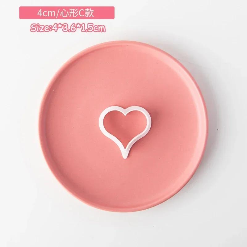 Mini Geometrische Herzform Keksform Valentinstag Liebesherz Ausstechform Fondant Ausstecher Kuchen Dekorieren Backwerkzeug
