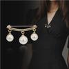 Spilla Corona di Perle e Strass di Cristallo Coreano - Spilla Versatile per Sciarpe da Donna con Spedizione Gratuita