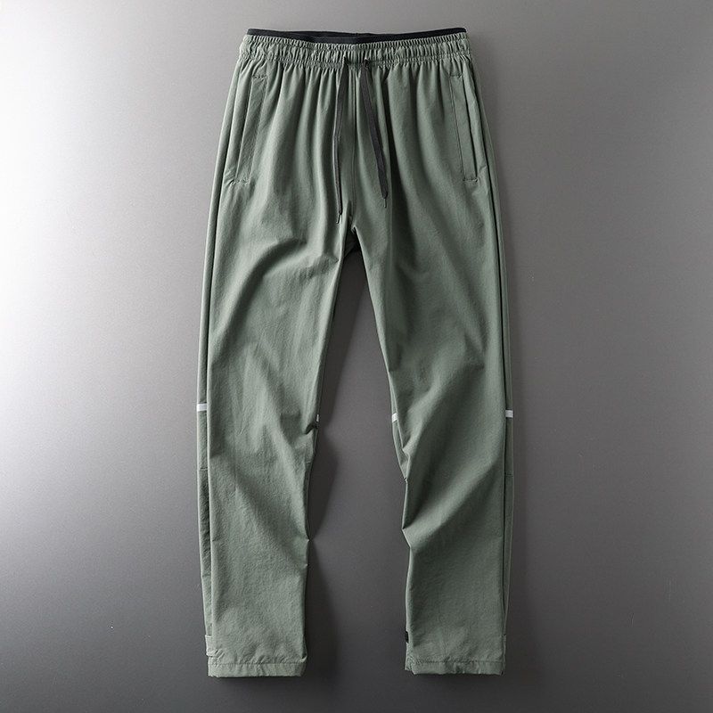 Foreign Trade Tail Order Cut Label Straight Export Night Running Sports Pants