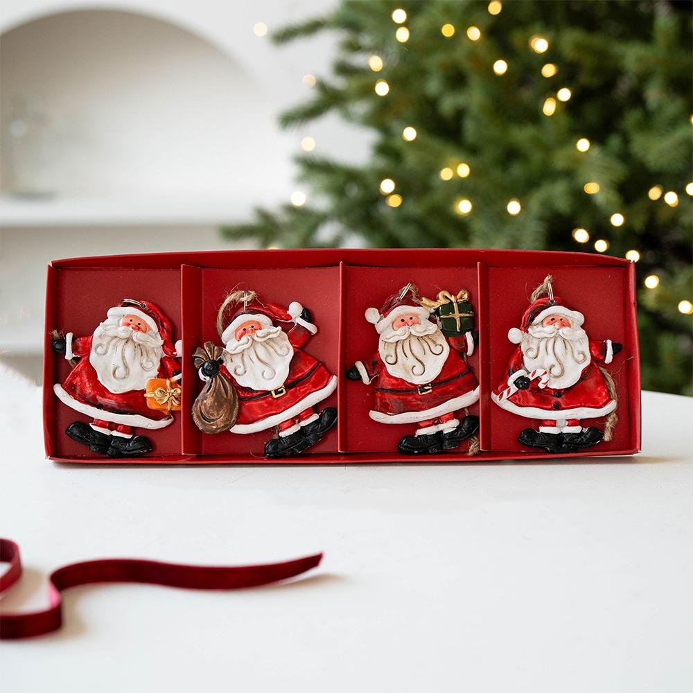 

Cartoon Christmas Hanging Ornaments Resin Christmas Tree Decoration Christmas Tree Decor Style 2