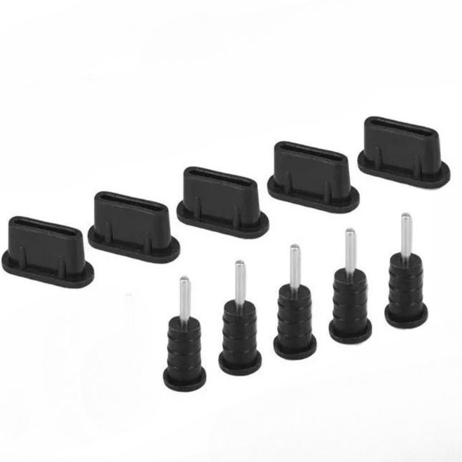 Type C Plug Dust Plug 3.5mm Headphone Plug USB Type-C Charge Port Protector Covers Mobile Socket Phone Charging Port Protective