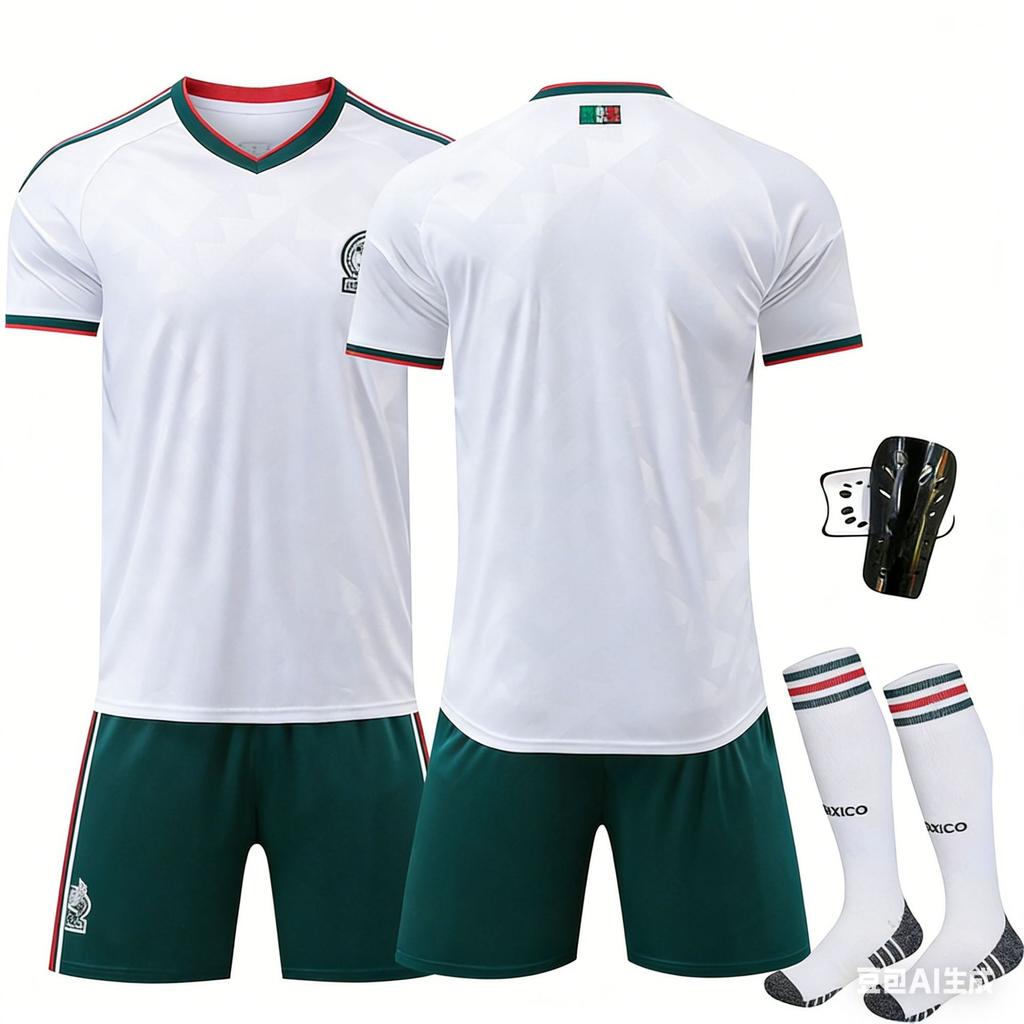 2026 World Cup Mexico Away Jersey No. 9 Raul National Team Jersey Short-sleeved Football Jersey Custom Cross-border
