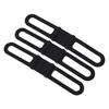 3Pcs Bicycle Light Rubber Band Fine Workmanship Flexibility Heavy-duty Multifunctional  Bicycle Silicone Band for Bike
