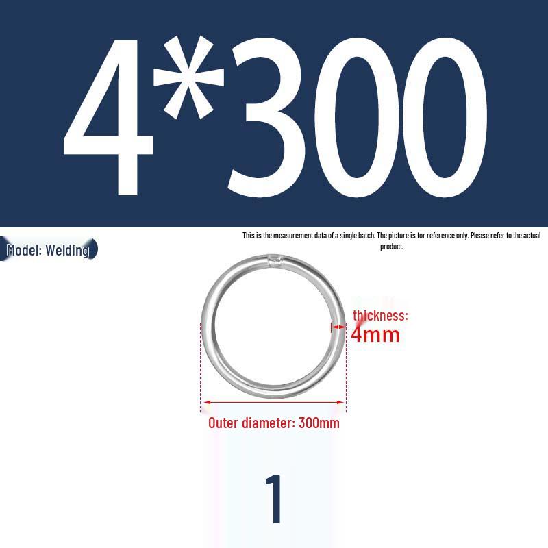 304 Stainless Steel Seamless O-Ring for Lifting and Hammock Yoga Connection