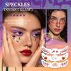 6 Sheets Christmas Freckle Stickers Makeup Party Face Tattoo Cheek Blush Spot Patches Temporary Body Art Decals for Teens Adults