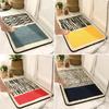 Print Sponge Bathroom Cashmere Thickening Mat Bath Non-slip Carpets In Wash Basin Bathtub  Floor Rug Shower Room Doormat Memory Foam 3D Pad