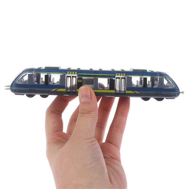 1/3KS Sada hraček vlaků Vysokorychlostní lokomotiva Motor Die Cast Model auta Posuvný propojený metro Bullet Train Sada pro děti