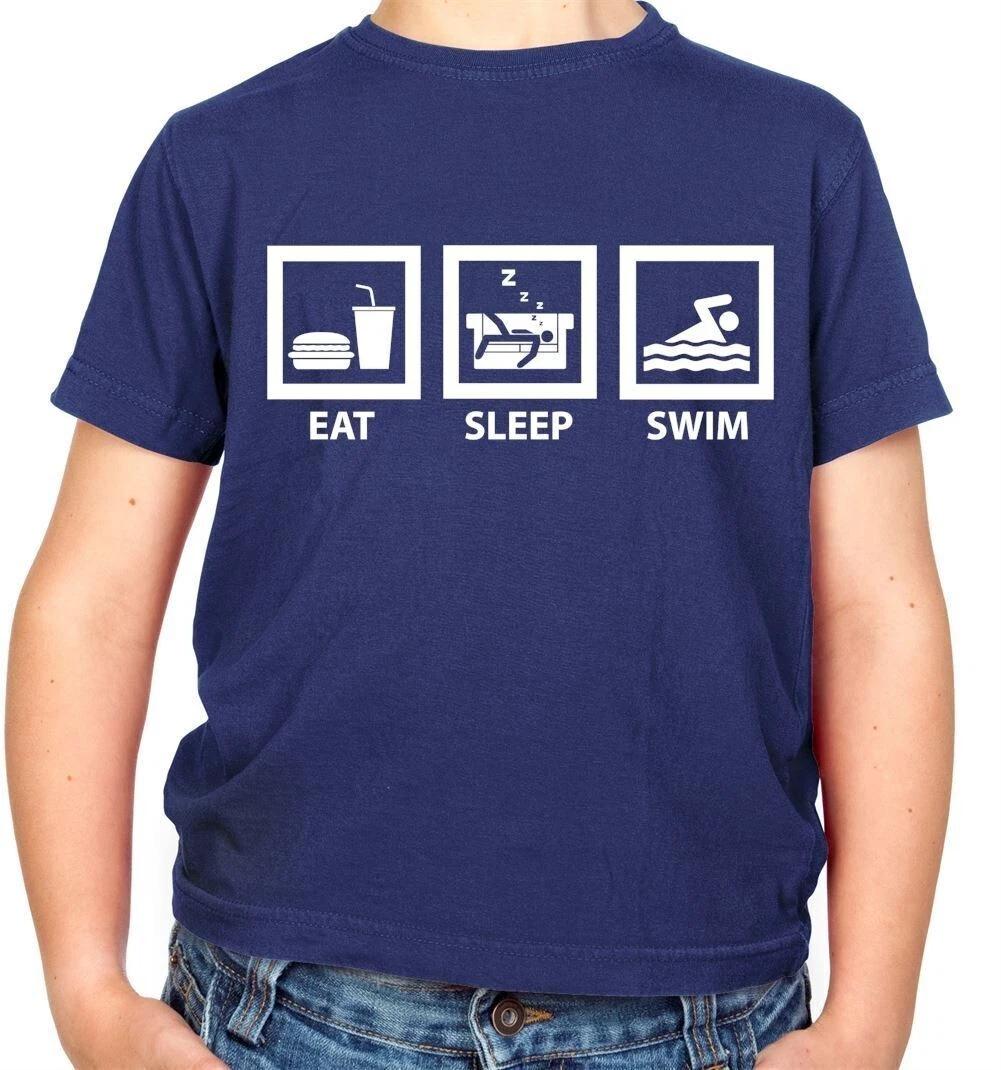 

Eat Sleep Swimming - Kids - Swimmer Swimming Freestyle Water Equipt 110