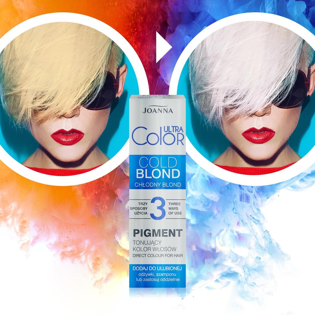 Joanna Professional Platinum Blonde Hair Toner 100 ml - Složení jako ze salonu