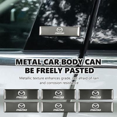 For Mazda 3D Metal Sticker Car Logo Rear Trunk Body Emblem Stickers Decal 2 3 5 6 Axela Atenza Speed 6 CX3 CX4 CX5 CX7 CX8 CX9