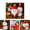 Adorably Soft Christmas Plush Santa Elk Snowman Stuffed Doll For Kids And Adults