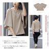 Meme Extra Short Cut and Short Sleeve Loose Round Spring Large Free Size [MEME XTRA] Blouse, Women's Shirt, 3/4 Sleeve, Sleeve, Spring, Summer, Top,