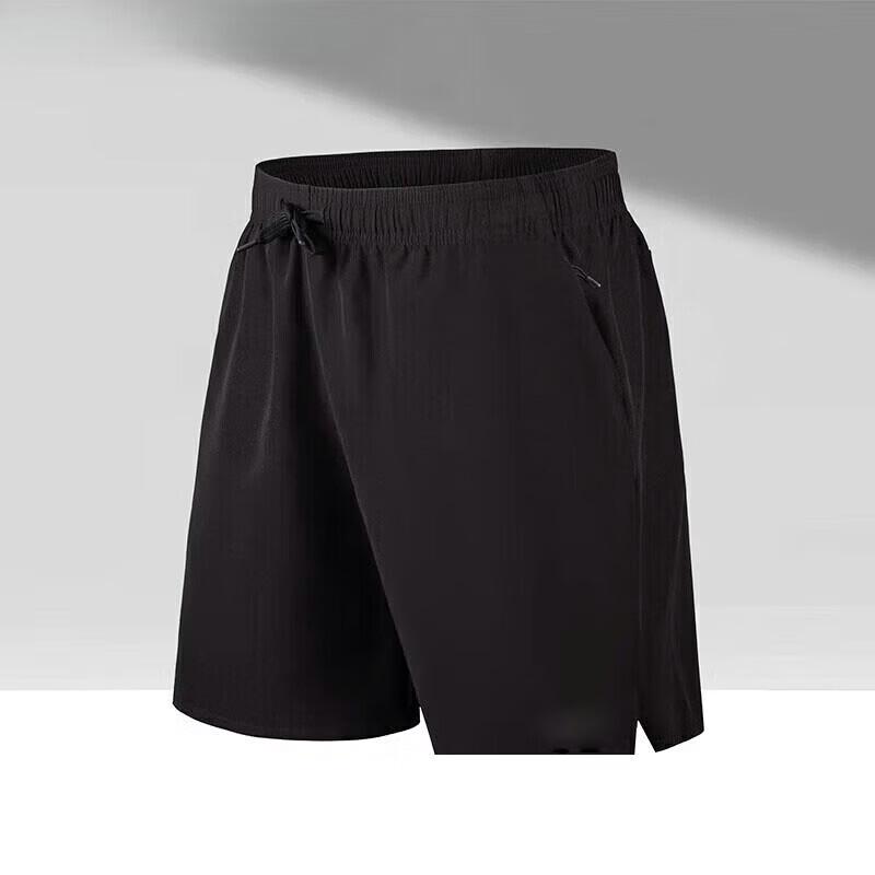 Muqiao Unisex Quick-Dry Running Shorts L чёрный