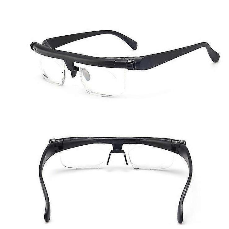 Adjustable Glasses Dial Vision Variable Focus Eyewear Distance Reading (2pcs)