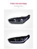 15-18 Ford Focus LED Headlight Assembly with Sequential Turn Signals & Xenon Lights