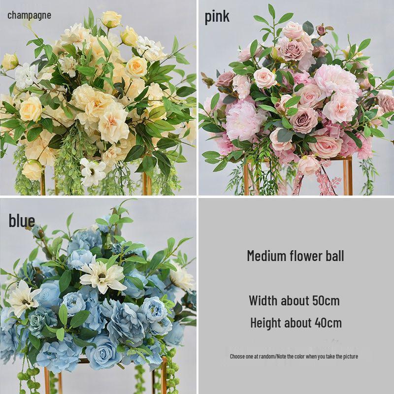 Geometric Iron Art Wedding Flower Ornaments for Venue Decoration