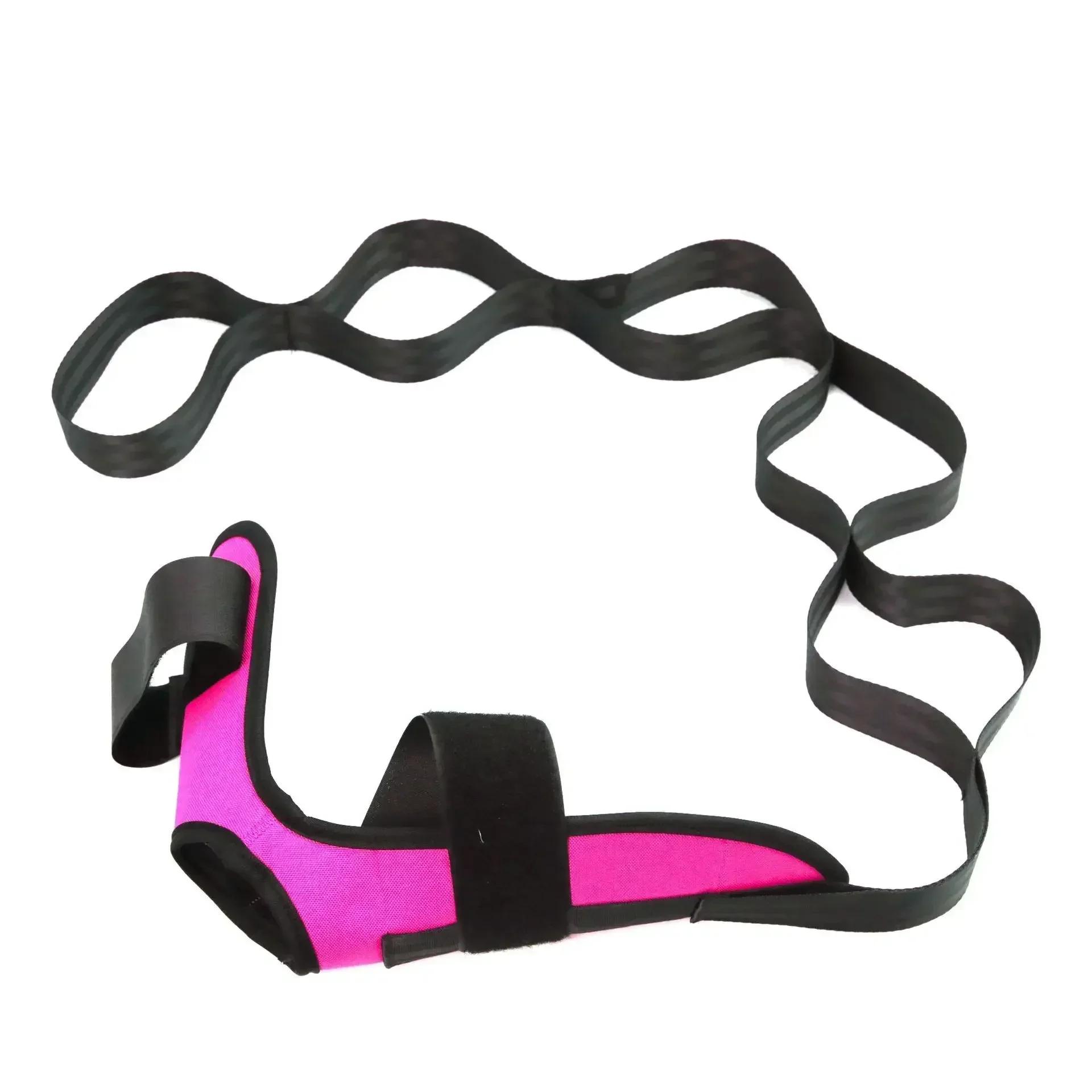 Legs Stretching Band Flexibility Stretching Band Rehabilitation Exercise Band Plantar Fasciitis Workout Belt Foot Area Care розовый