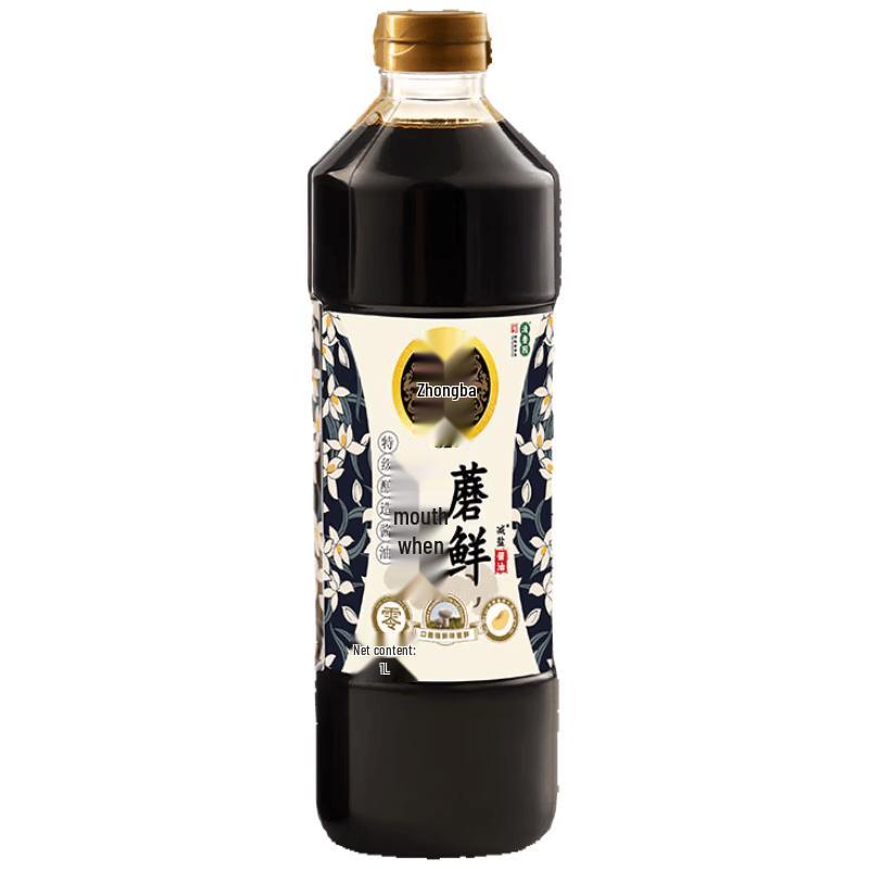 Zhongba Premium Mushroom Soy Sauce 1L