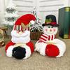Man/Snowman Buckle Holiday Decoration Buckle Christmas Decoration Velcro Curtain Buckle