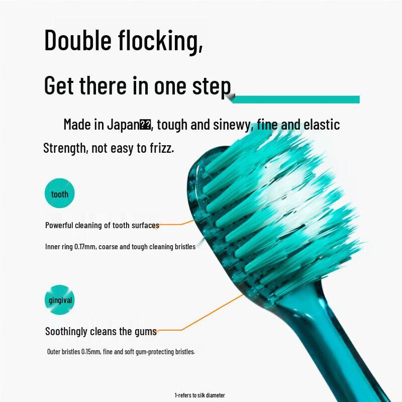 Ebisu Wide Head Soft Bristle Toothbrush 3-Pack