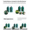 Bird Waterer Durable Automatic Pigeons Water Feeder Drinker with Handle Portable Water Container Easy to Clean