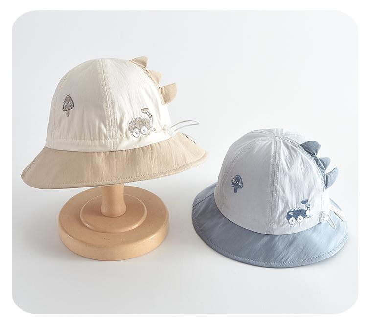 Spring and Summer Children's Hats, Pure Cotton, Outdoor Windproof and Sunshade, Student Basin Hats, Brim Sunshade, Fisherman Hats